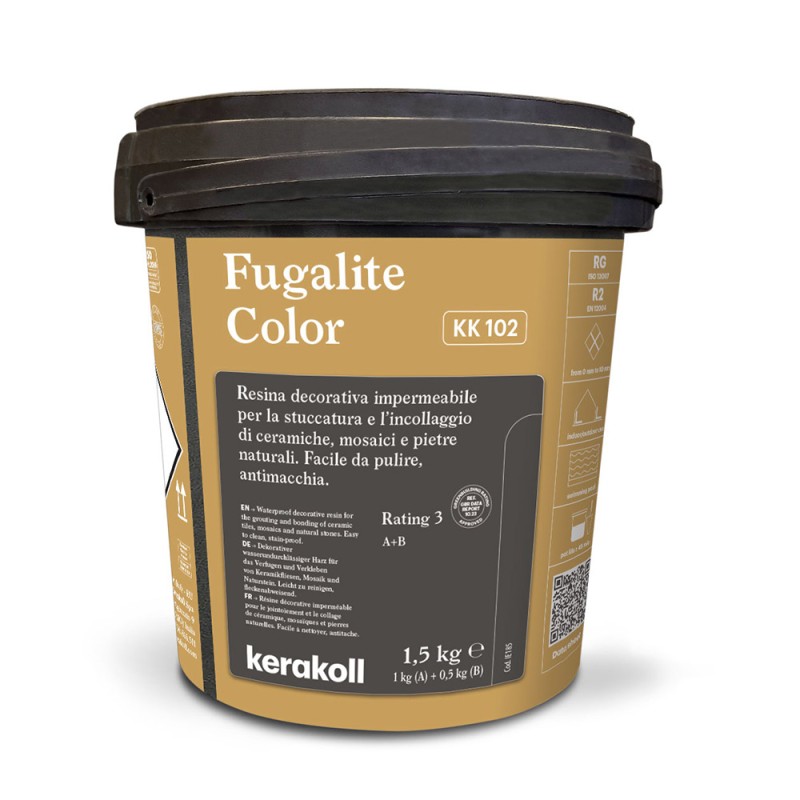Joint époxy Fugalite Color KK 102 – Ambre / ocre miel (monopack 1,5 kg)
