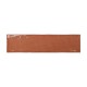 Carrelage effet zellige - Medina - terracotta brillant - 7,5x30 cm