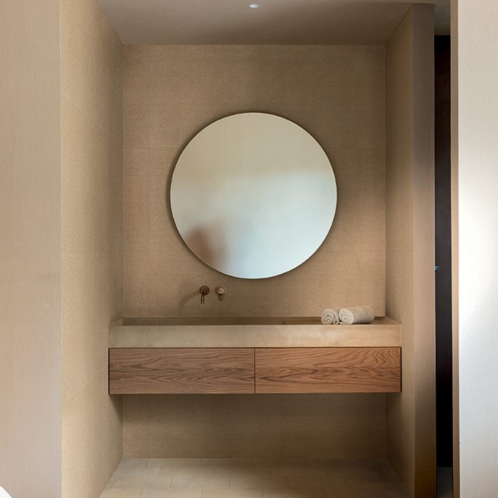 Carrelage effet terre texturée beige sable Sensi Terre Rigatino Sabbia