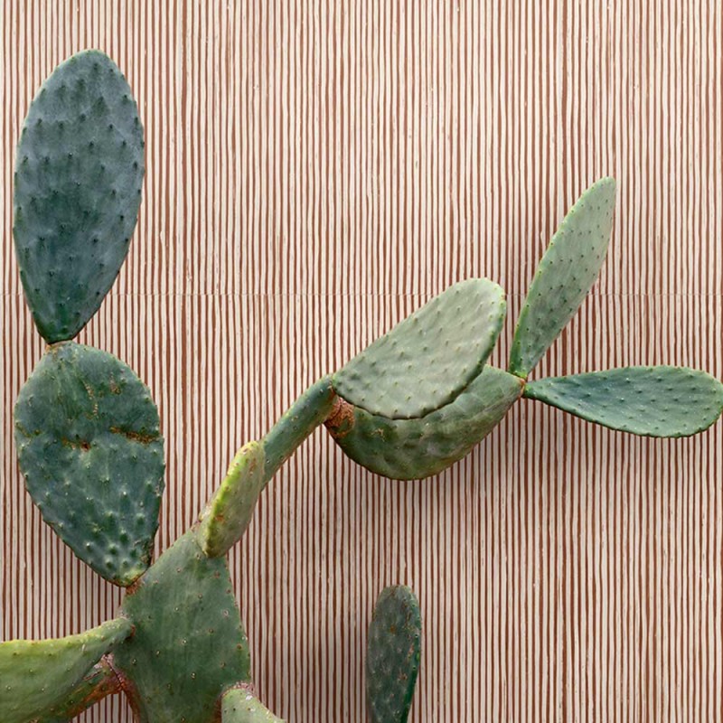 Carrelage mural effet terre texturée Sensi Terre Cannettato Mattone 60x120