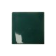 Carrelage faïence effet zellige Fayenza format carré - couleur vert royal - carreau seul