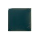 Carrelage faïence effet zellige Fayenza format carré - couleur bleu paon - carreau seul