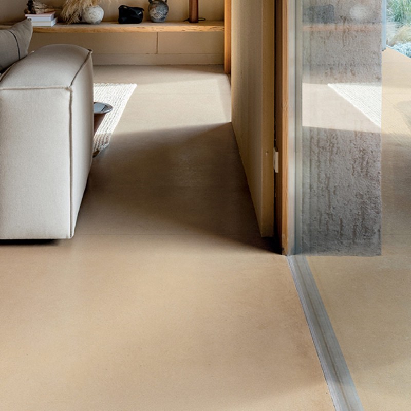 Carrelage effet terre minérale écru Sensi Terre Grana Cotone