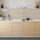 Carrelage faïence effet zellige Fayenza format carré - couleur greige - salle de bain