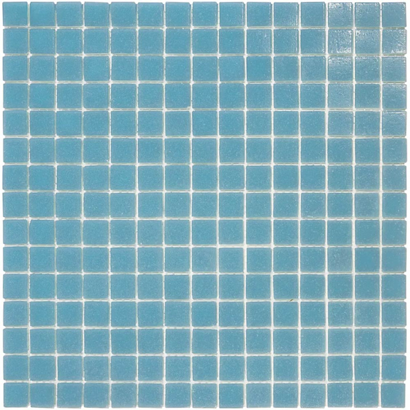 Mosaïque Amsterdam Grain Light Blue - 2x2 cm - trame de 32x32cm