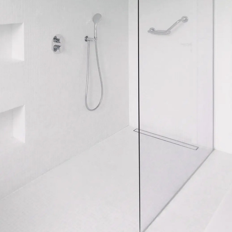 Mosaïque Amsterdam Grain Soft Off White - 2x2 cm - trame de 32x32cm