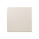 Carrelage faïence effet zellige Fayenza format carré - couleur blanc profond - carreaux seuls