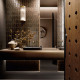 Carrelage mural brillant bronze Terrae Ossidia Bronzo 7x14 cm