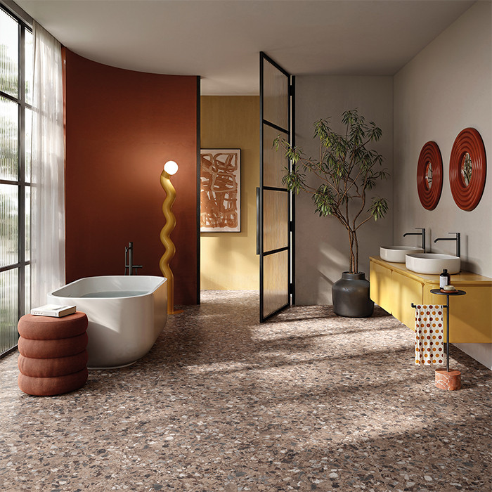 Carrelage effet terrazzo...