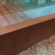 Carrelage effet terre minérale brun terracotta Sensi Terre Grana Mattone