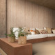 Carrelage mural effet terre texturée Sensi Terre Cannettato Mattone 60x120