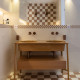 1m2 Navona sur trame brillant 2,5x2,5 cm