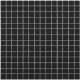 Mosaïque unicolor noir 2,5x2,5 cm – Hisbalit 101