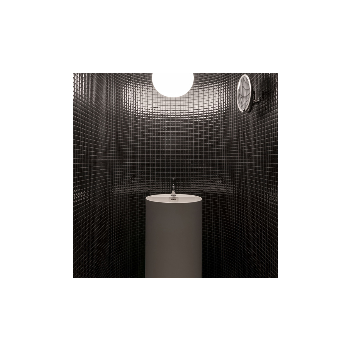 Mosaïque unicolor noir 2,5x2,5 cm – Hisbalit 101