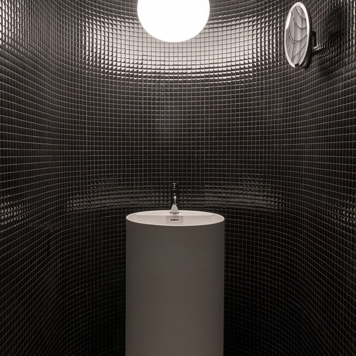 Mosaïque unicolor noir...