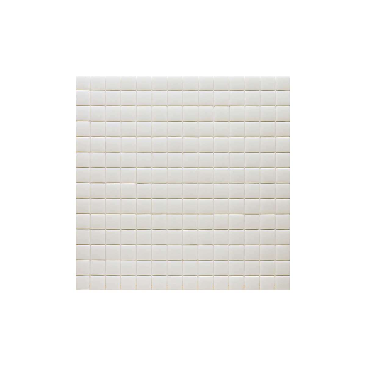 Mosaïque unicolor blanc 2,5x2,5 cm – Hisbalit 103