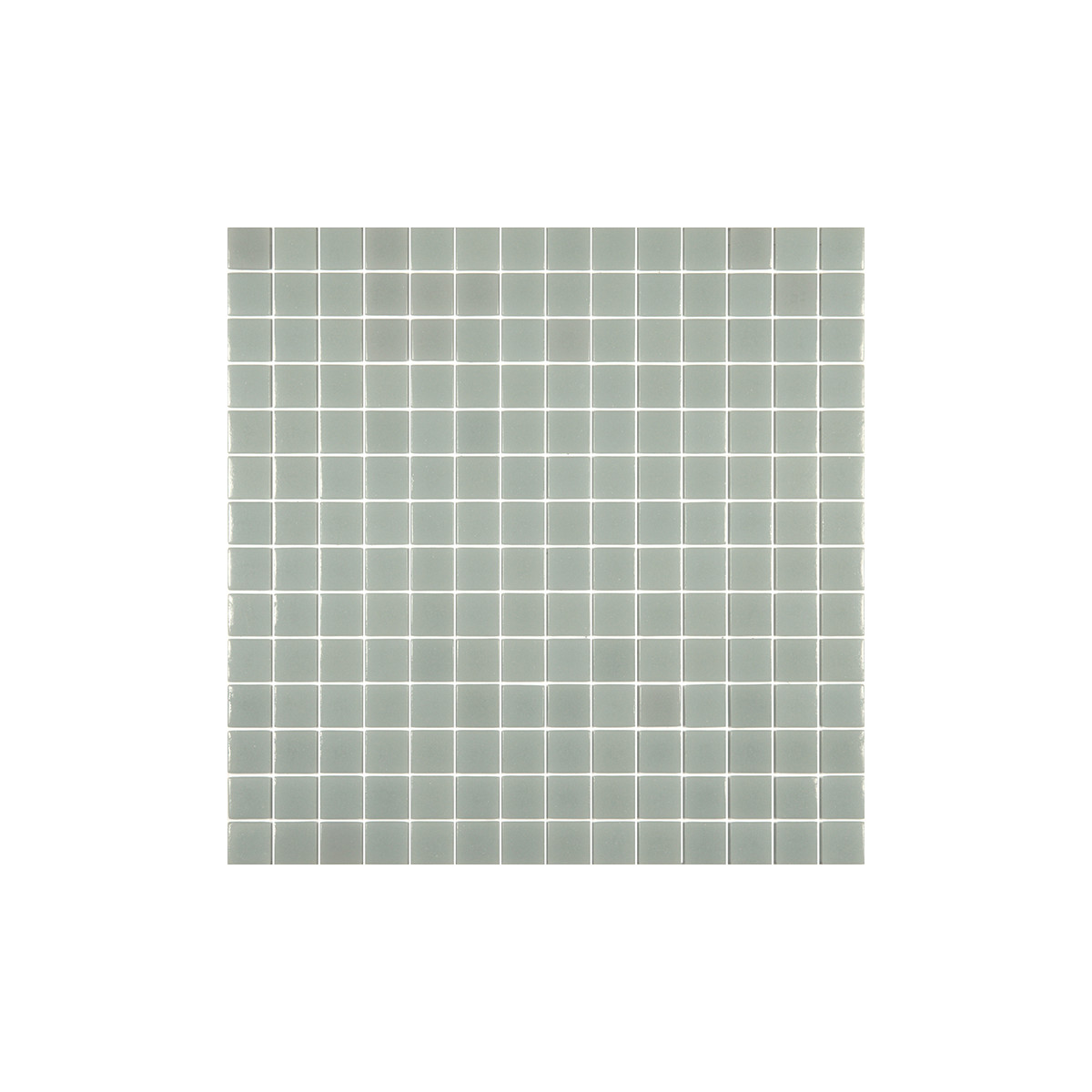 Mosaïque unicolor gris vert 2,5x2,5 cm – Hisbalit 108