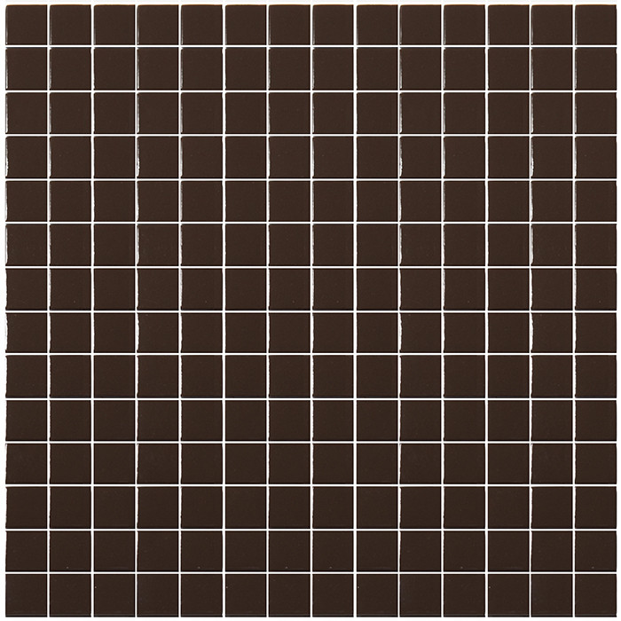 Mosaïque unicolor marron foncé 2,5x2,5 cm – Hisbalit 163