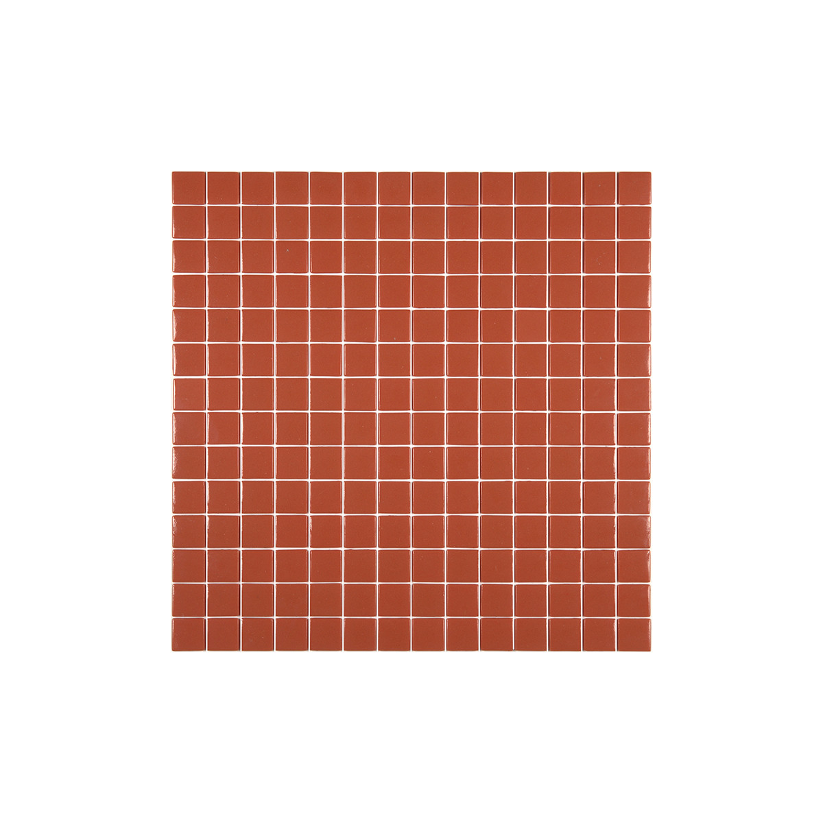 Mosaïque unicolor rouge orangé 2,5x2,5 cm – Hisbalit 172