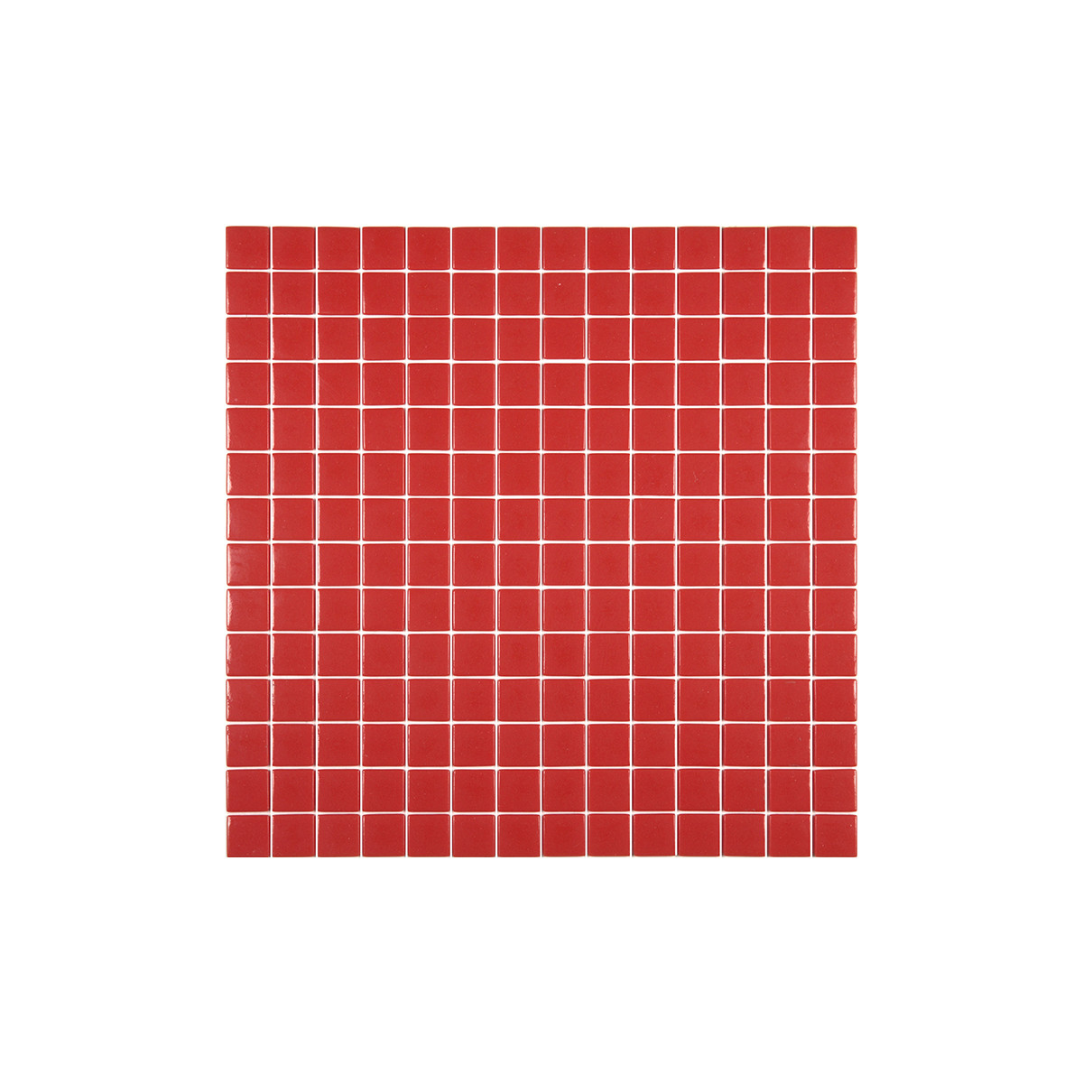 Mosaïque unicolor rouge 2,5x2,5 cm – Hisbalit 176