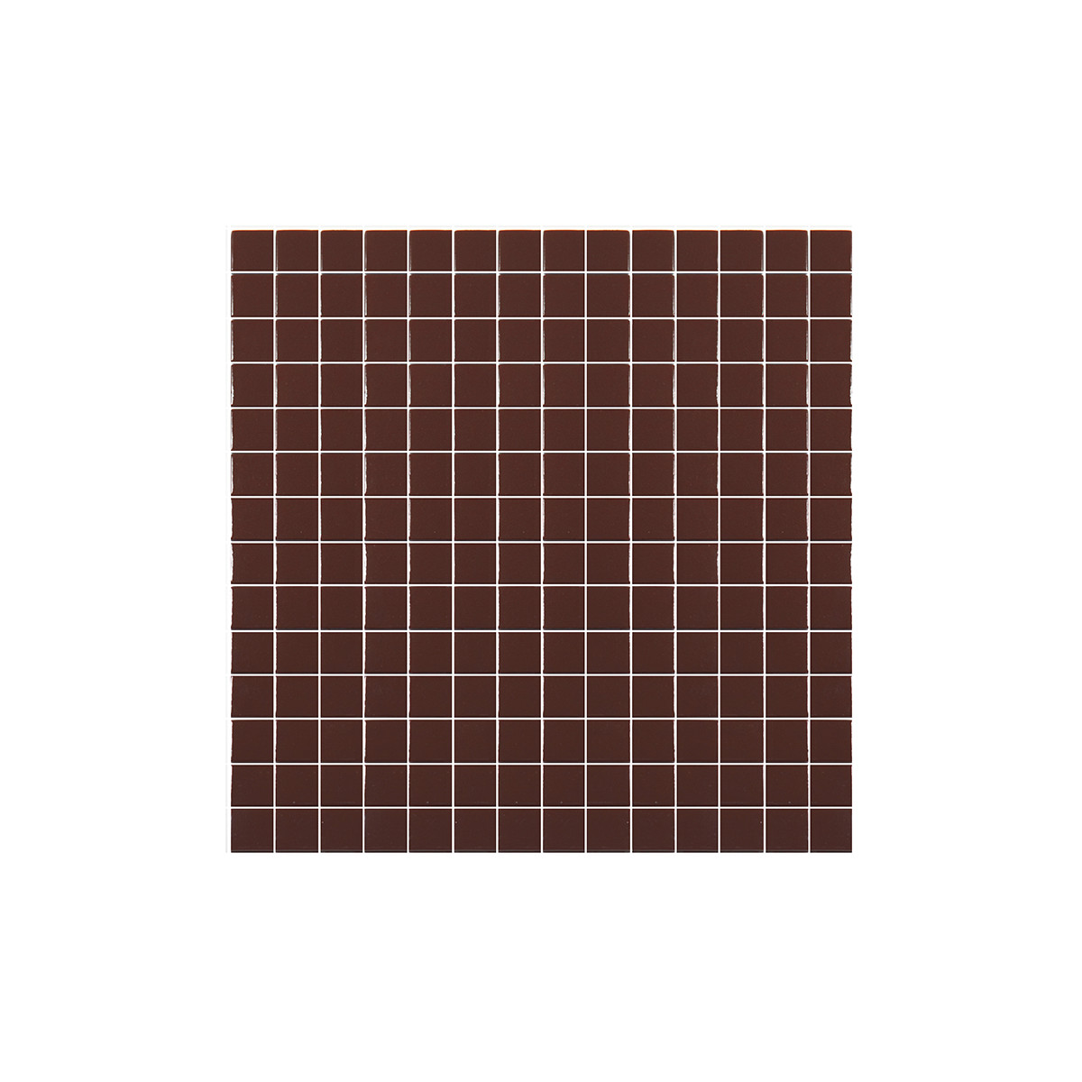 Mosaïque unicolor marron 2,5x2,5 cm – Hisbalit 210