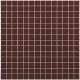 Mosaïque unicolor marron 2,5x2,5 cm – Hisbalit 210
