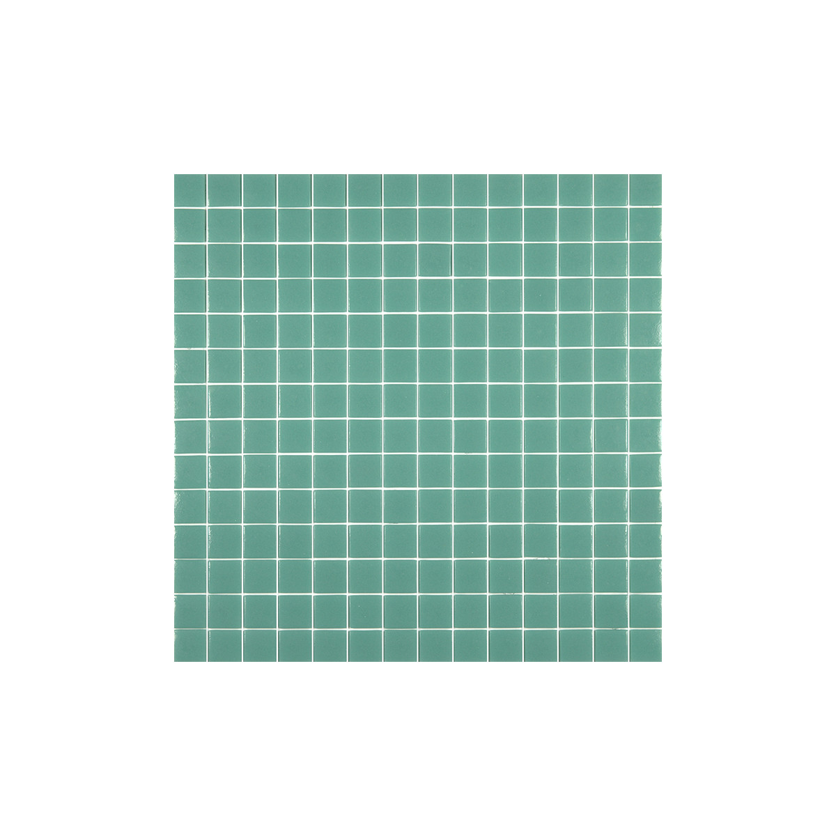 Mosaïque unicolor vert d'eau 2,5x2,5 cm – Hisbalit 222