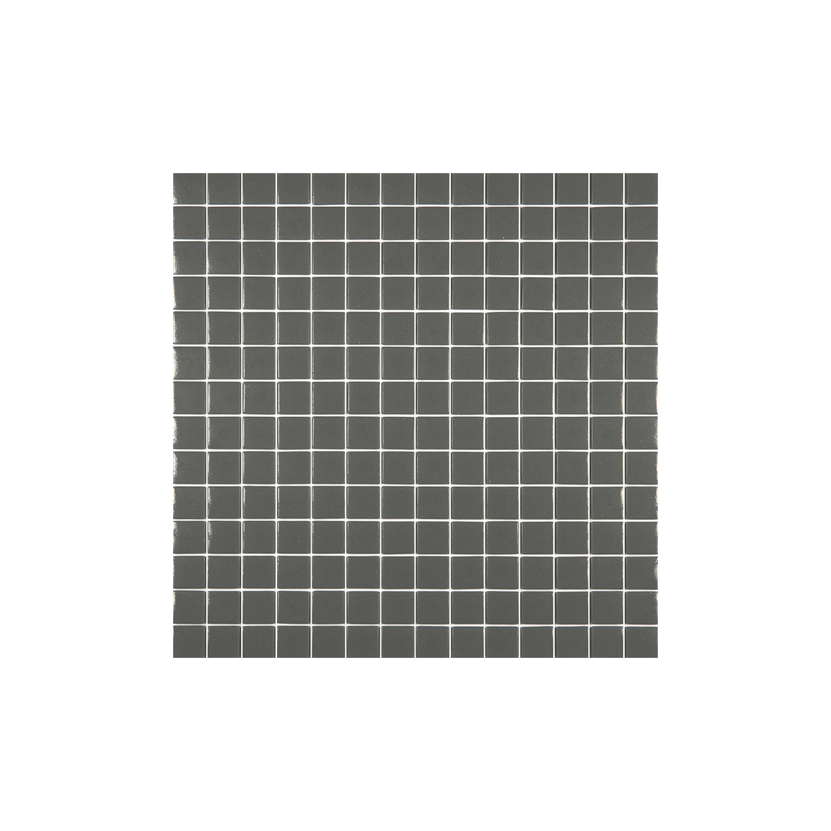 Mosaïque unicolor gris anthracite 2,5x2,5 cm – Hisbalit 260
