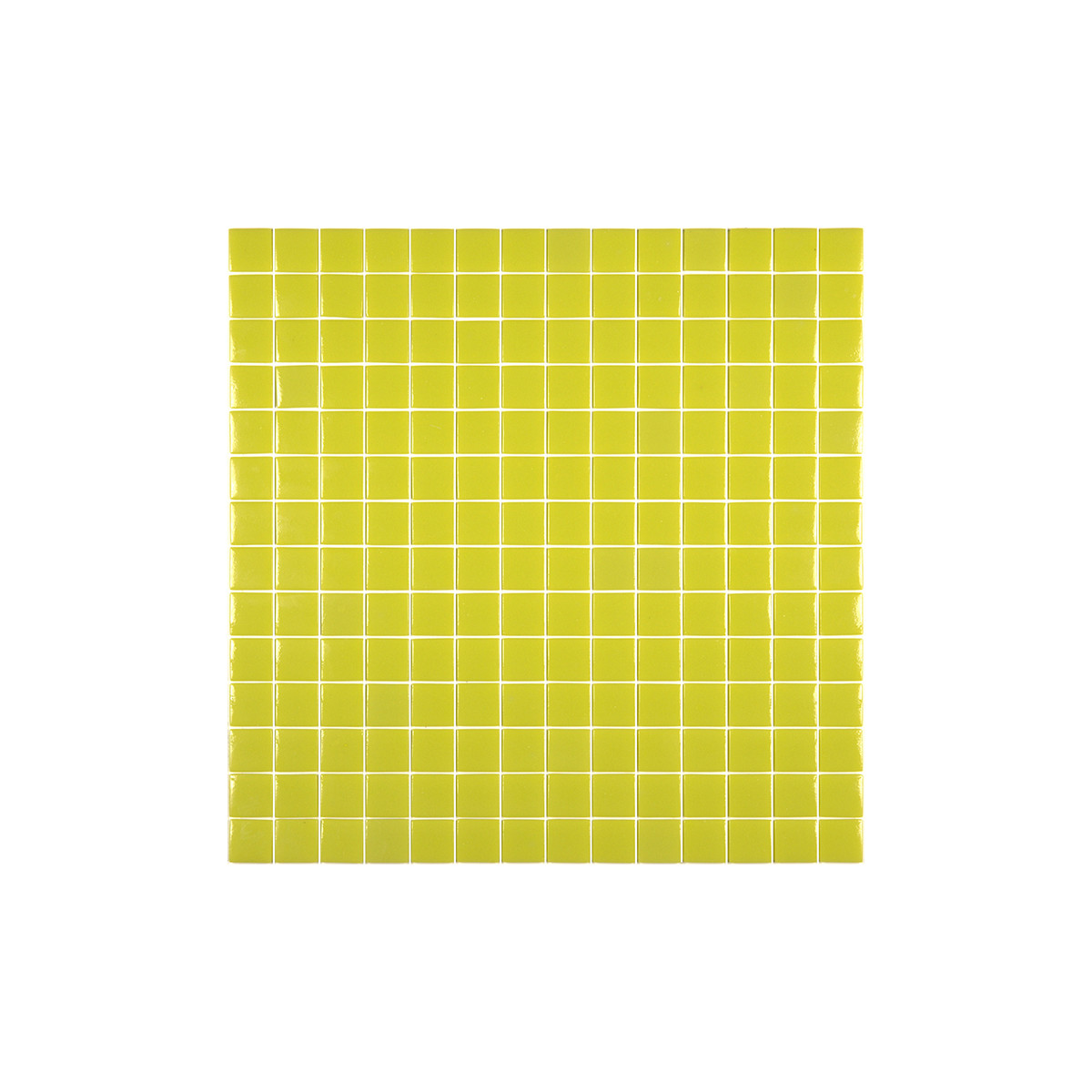 Mosaïque unicolor jaune vert 2,5x2,5 cm – Hisbalit 301