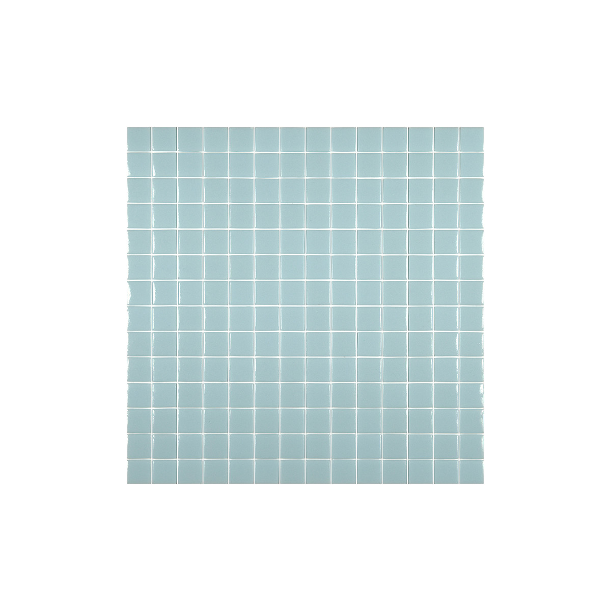 Mosaïque unicolor bleu clair 2,5x2,5 cm – Hisbalit 314