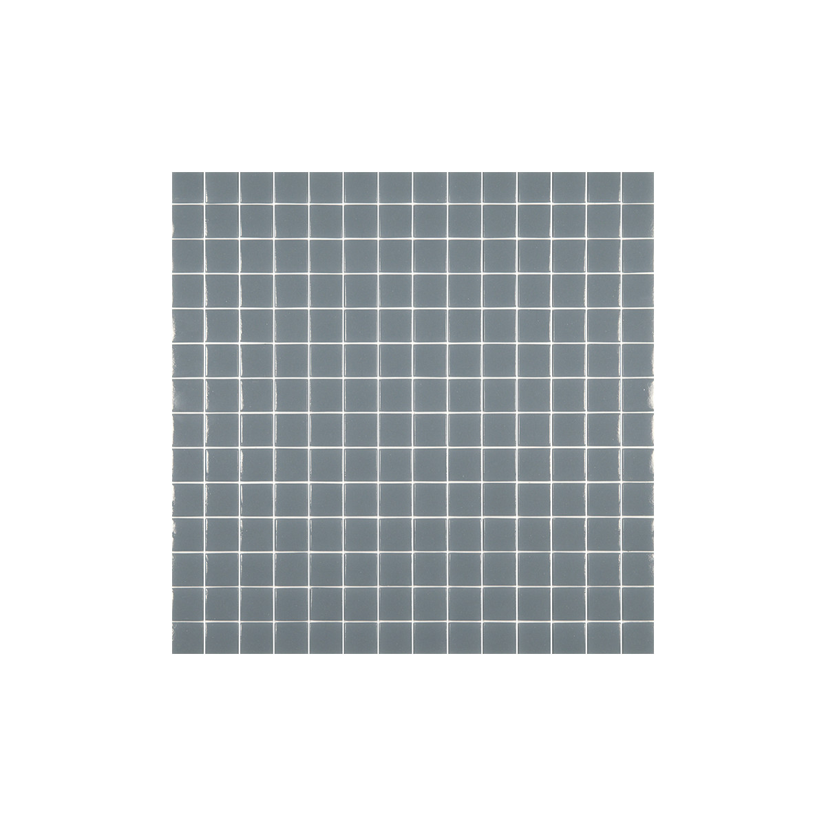 Mosaïque unicolor gris bleu acier 2,5x2,5 cm – Hisbalit 317