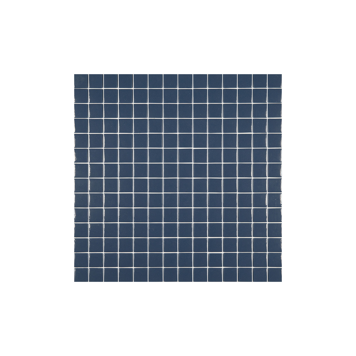 Mosaïque unicolor bleu gris foncé 2,5x2,5 cm – Hisbalit 319