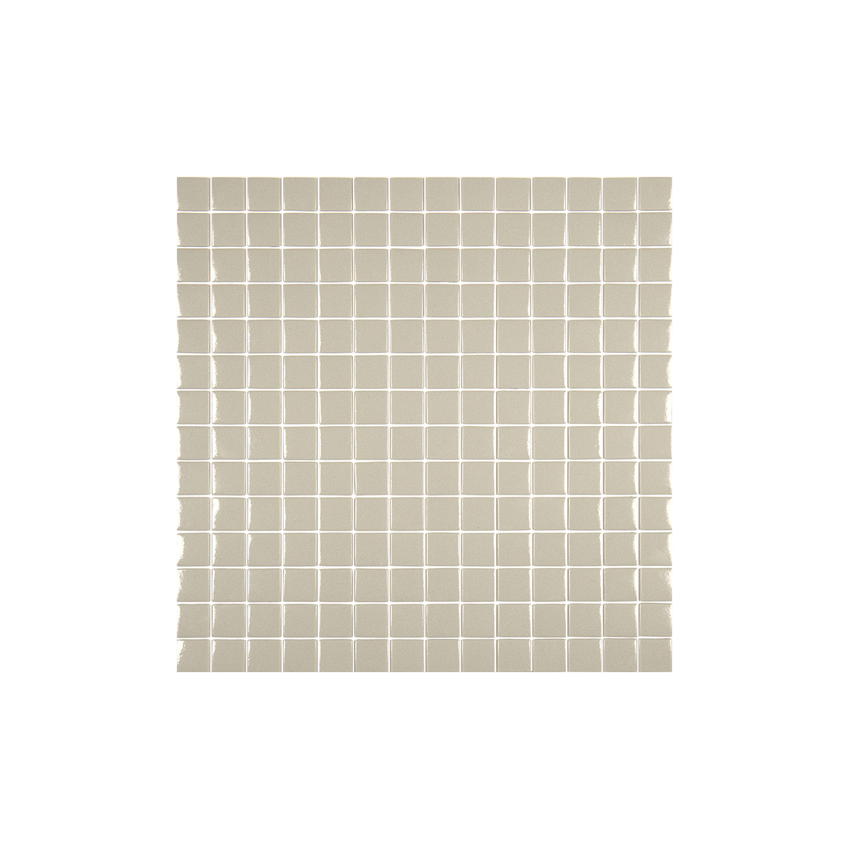 Mosaïque unicolor gris beige 2,5x2,5 cm – Hisbalit 325