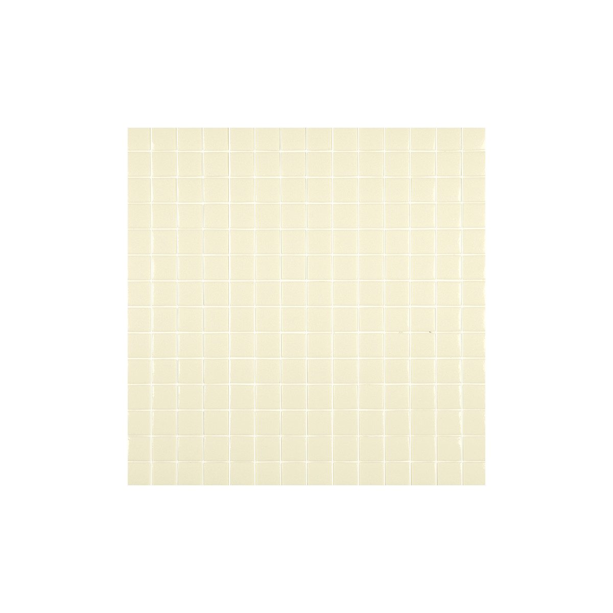 Mosaïque unicolor jaune crème 2,5x2,5 cm – Hisbalit 330
