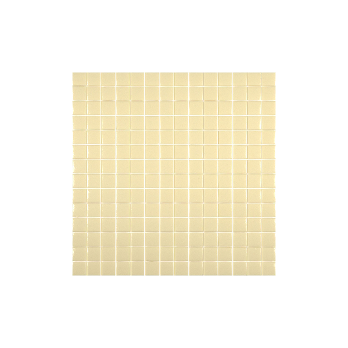 Mosaïque unicolor jaune paille 2,5x2,5 cm – Hisbalit 332