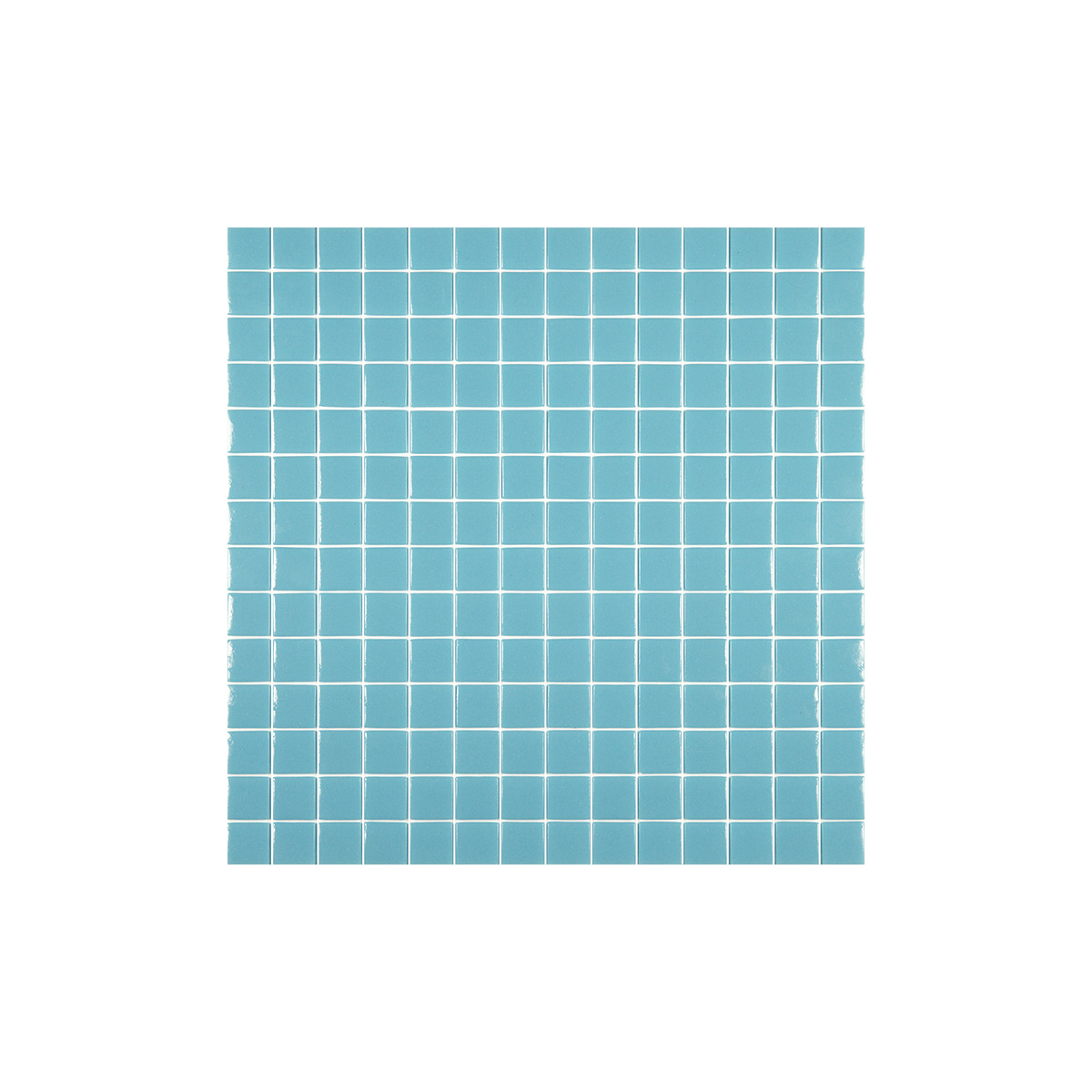 Mosaïque unicolor bleu vert 2,5x2,5 cm – Hisbalit 335