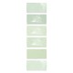 Carrelage effet zellige collection Fez couleur vert menthe - carreaux seuls - finition brillante