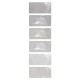 Carrelage effet zellige collection Fez couleur gris clair - carreaux seuls - finition brillante