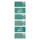 Carrelage effet zellige collection Fez couleur vert émeraude - carreaux seuls - finition brillante
