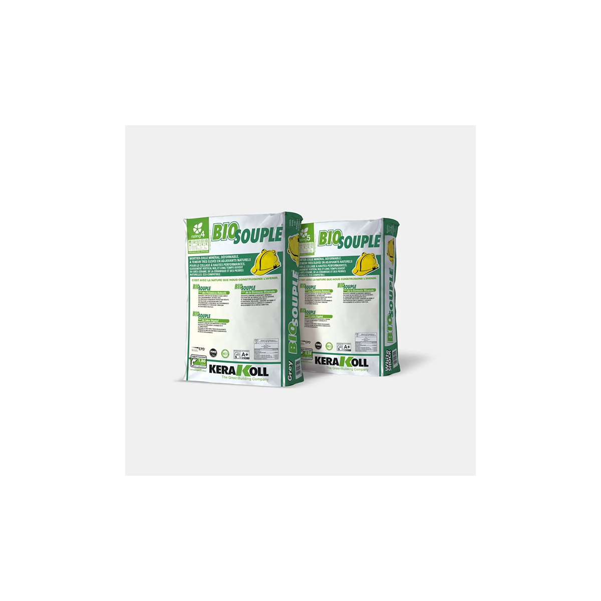Mortier-colle Biosouple Kerakoll blanc 25 kg – Grès cérame, céramique et pierre naturelle