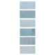 Carrelage effet zellige collection Fez couleur bleu clair Aqua - carreaux seuls - finition mate