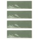 Carrelage effet zellige collection Rebels vert mousse - 5x15 cm brillant