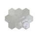 Carrelage effet zellige collection Zellige Hexa couleur grise - 10,8x12,4 cm