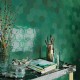 Carrelage effet zellige collection Zellige Hexa couleur vert émeraude - mur salon