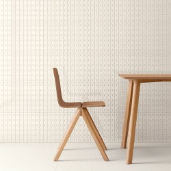 Carrelage faïence collection Punto - Finition Down - couleur blanc - photo d'ambiance salon