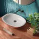 Carrelage faïence collection Abacus - Brick - bleu pétrole - photo d'ambiance salle de bain bis