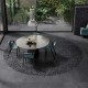 Carrelage extérieur effet terrazzo collection Medley Minimal - Noir - photo d'ambiance extérieur