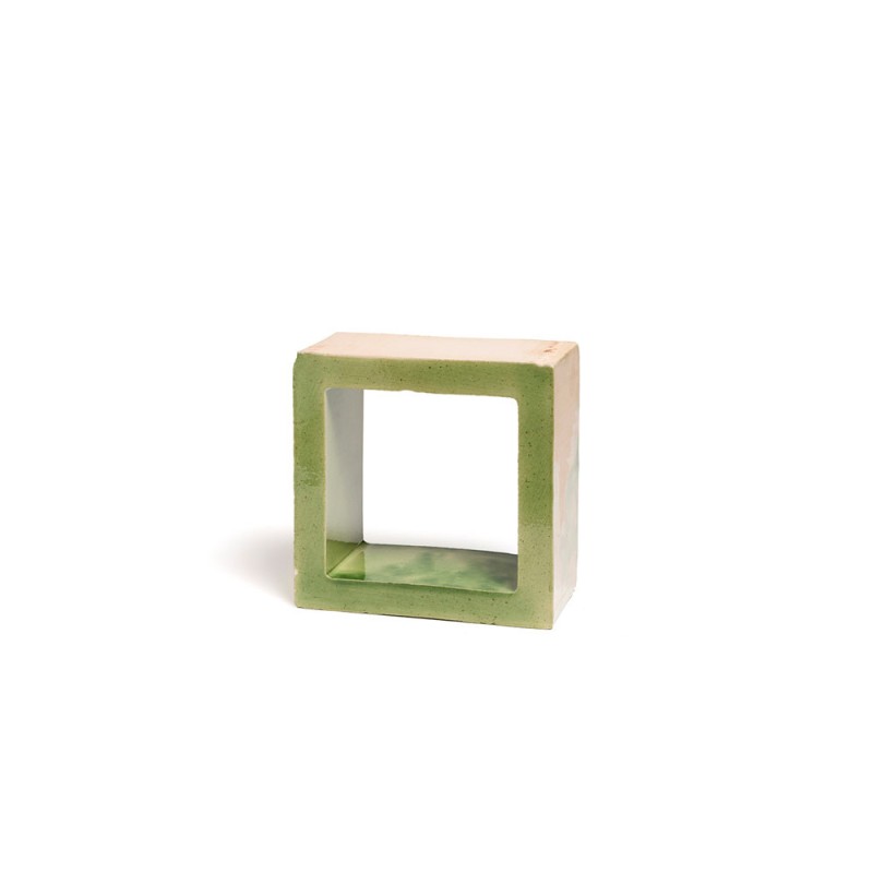 Claustra carré Cuadrada, couleur vert pâle