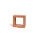 Claustra terre cuite brute Cuadrada rouge - 15x15x7 ou 20x20x7 cm