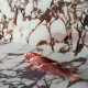 Carrelage effet marbre collection Pulp - couleur rouge - photo d'ambiance